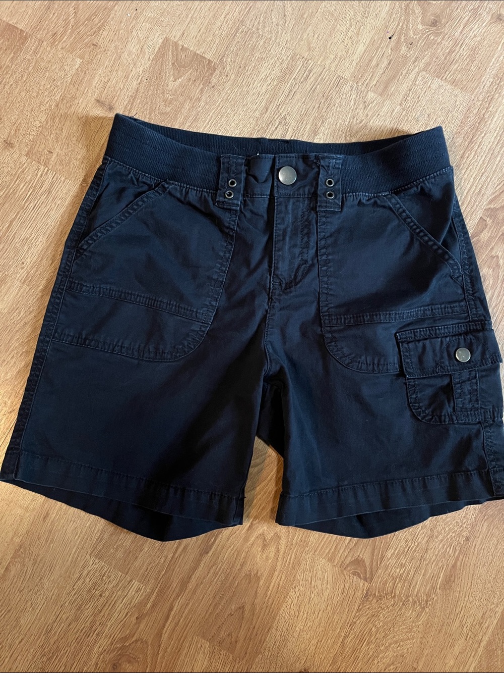 Women's Black Utility Shorts - Classic Everyday Style